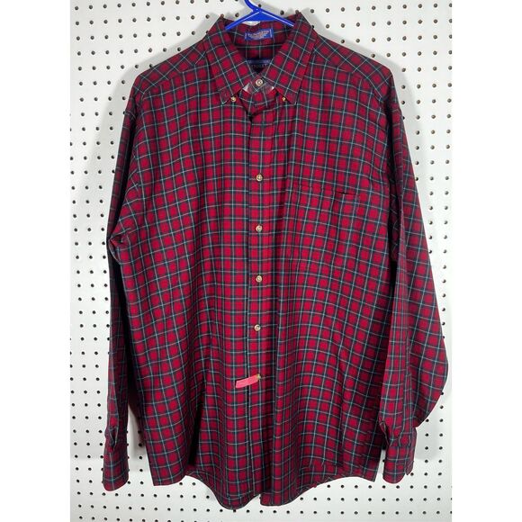 Pendleton Men's 100% Virgin Wool Shirt special release Ruthven Tartan 1994 Sz. L